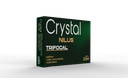 Crystal NILUS Lente intraocular plegable de una sola pieza, de acrílico, trifocal, asférica, y cámara posterior hidrofóbica Equiconvexo - Borde cuadrado de 360° con óptica refractiva y difractiva 6,00mm, tamaño completo: 13,00mm, constante 118.4, Adición cercana: +3,5D, Adición intermedia: +1.85D. Índice de refracción: 1,493 JMHTF6030