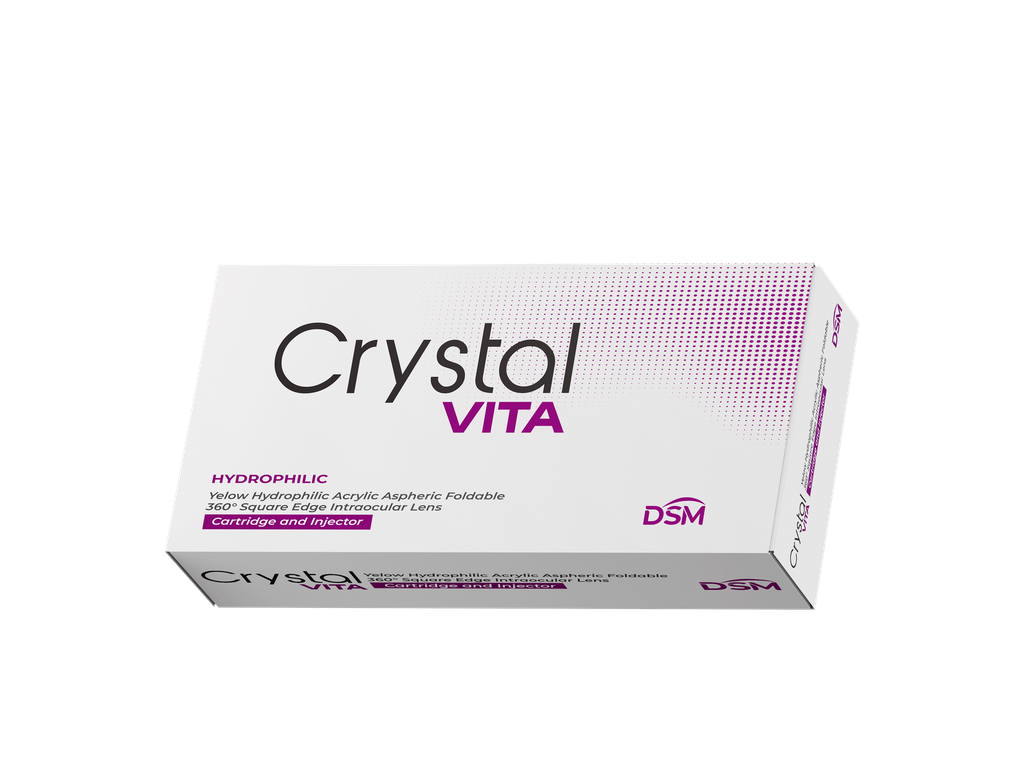  Crystal  VITA Lente intraocular hidrofílico monofocal con filtro UV
