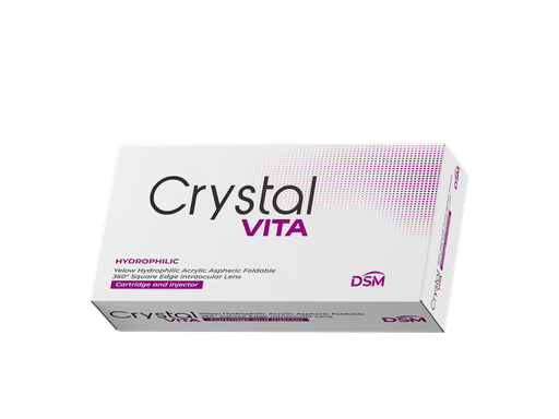  Crystal  VITA Lente intraocular hidrofílico monofocal con filtro UV