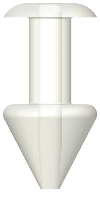 Tapón lagrimal ComfortTip no soluble, estéril, MEDIANO, perforado, Pre-cargado, (1 paquete de 2/2 por caja) 2008