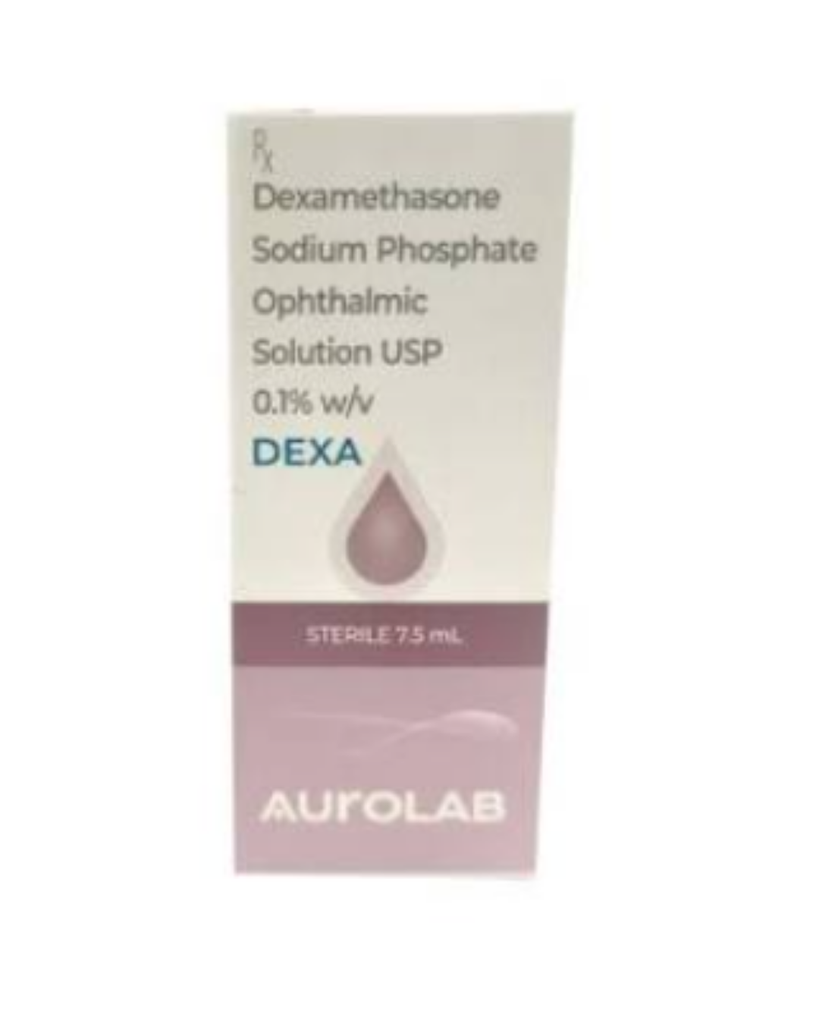 Dexamethasone Sodium Phosphate Ophthalmic Solution USP 0.1%  w/v  7.5 mL DEXA AUROLAB