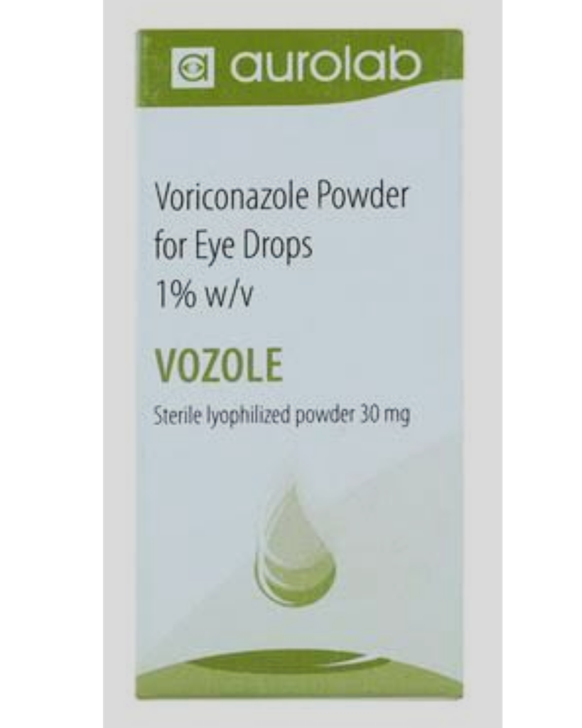 VOZOLE (Voriconazole 1%) OPHTHALMIC solution 30mg AUROLAB
