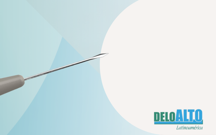 Side port micro incision knife, ANGLED 45°, with 1.2 mm width of 20°, (20MVR CJY-04-20G) 2nd Sght.  GeeEdge. Box of 5