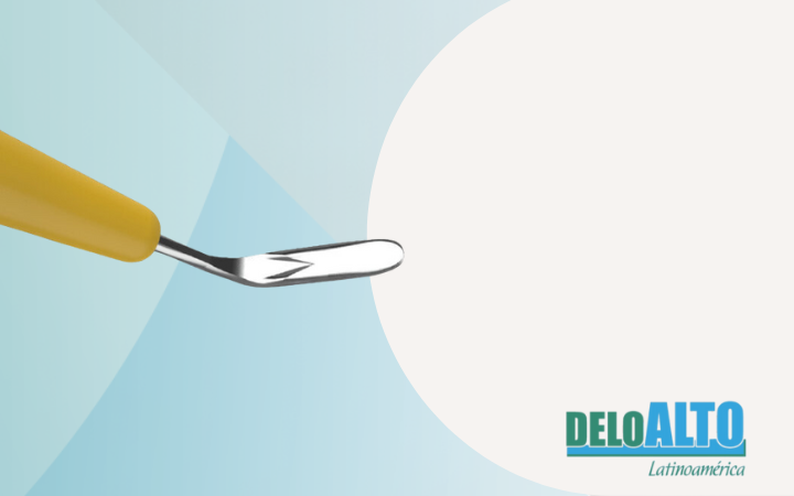 Cuchillete de hoja curva ANGULADA 60° punta roma crescent 2.0mm (CJY-02-2.0 2nd Sght.) Caja de 5