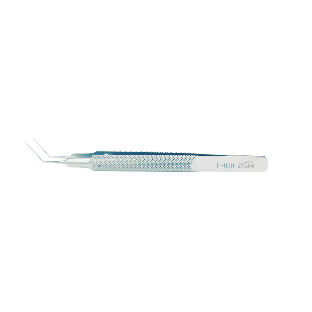 F-030 Pinza Capsulorhexis Straight shafts, round handle MICS 105 mm, incisión de 1.8 mm