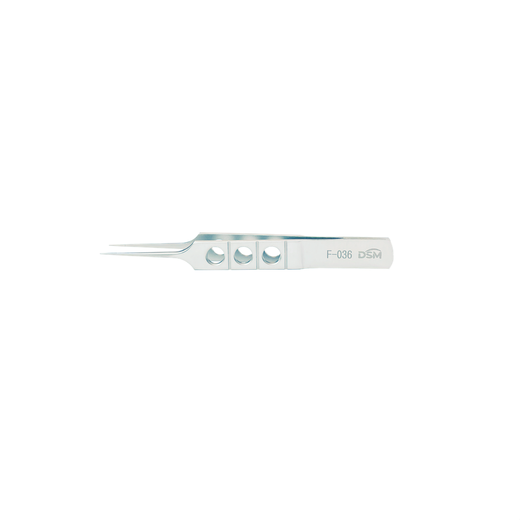 F-036 Tying Forceps 85mm, straight shafts with tying platforms