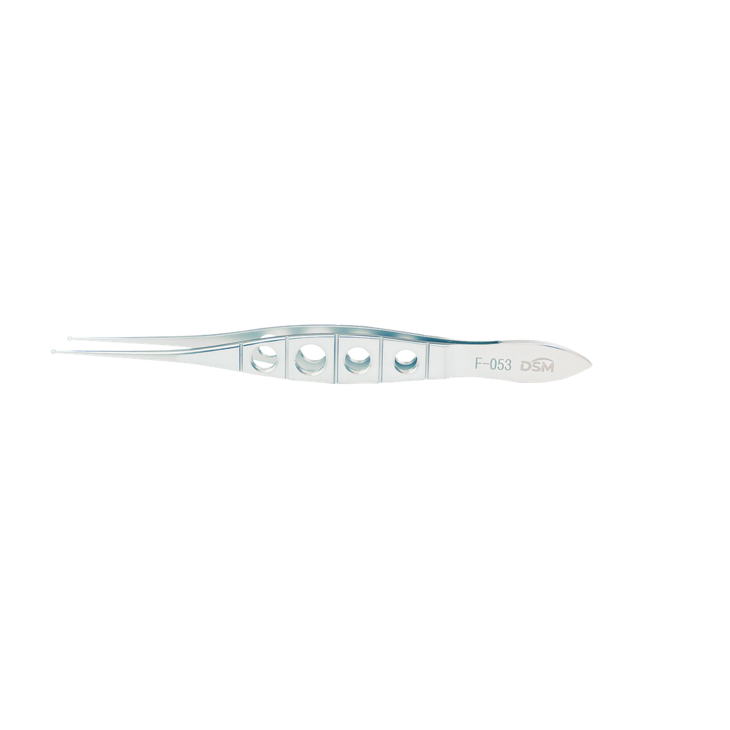 F-053 Conjunctiva Forceps 109mm, straight, ring tip 1mm