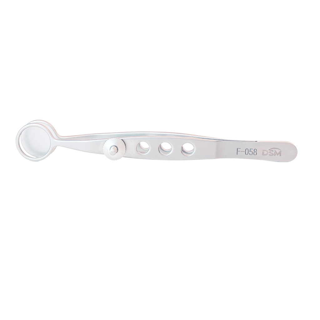 F-058 Chalazion Forceps 100mm, round 14.5mm