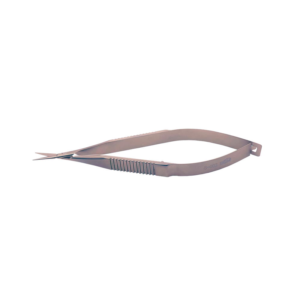 S-003 Tijeras Castroviejo Punta roma, 115mm, Curva, 14.5mm Recta