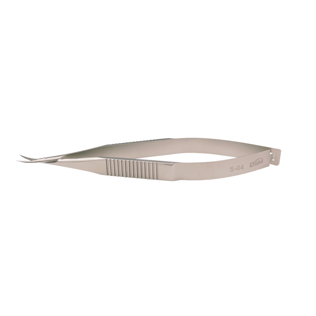 S-004 Tijeras de Conjuntiva Curva, punta roma 105mm, 10.5mm