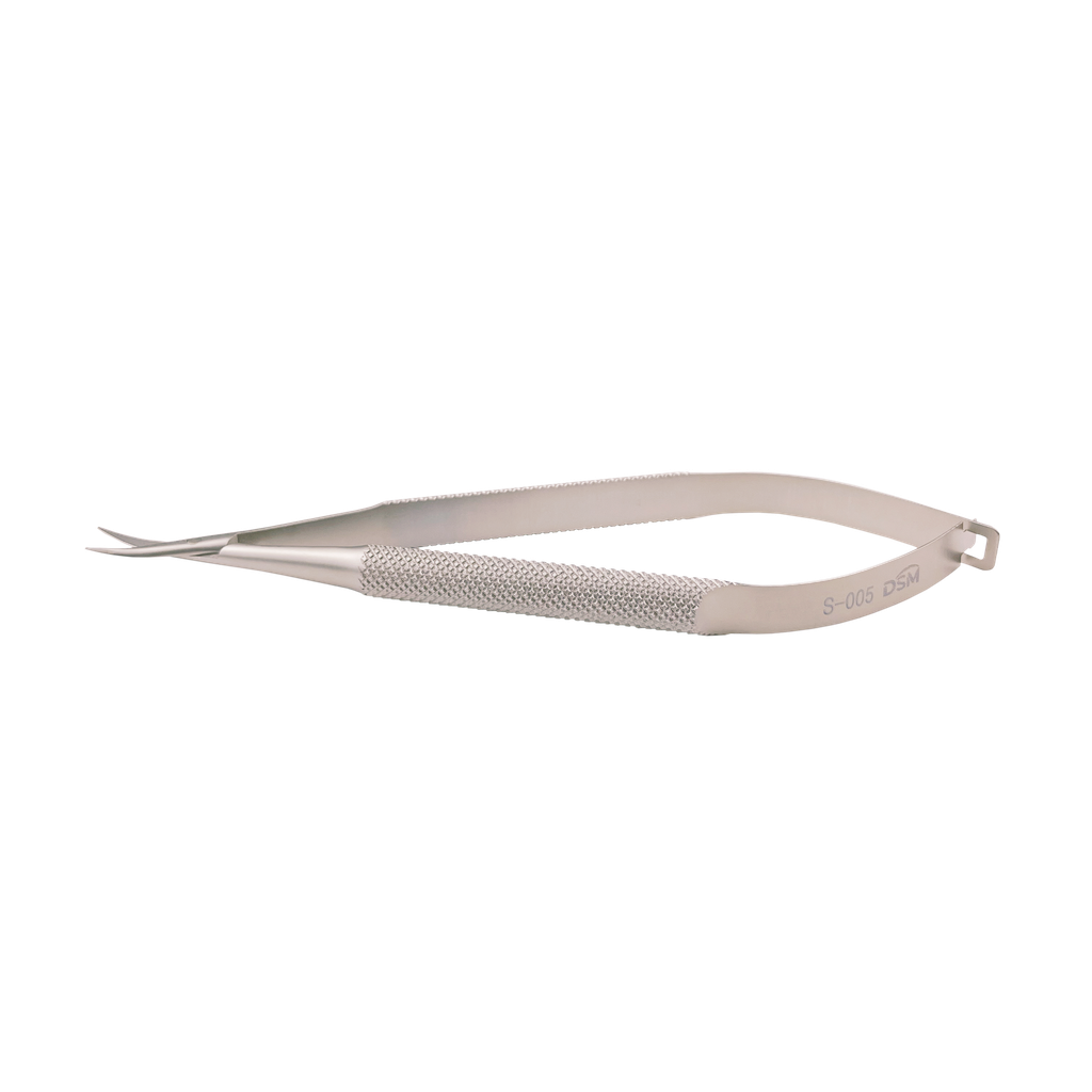 S-005 Tijeras de Conjuntiva Curva, punta roma 110mm, 12.5mm