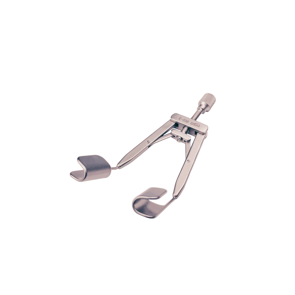 E-038 Adjustable Speculum 13mm blades，overall length 78mm