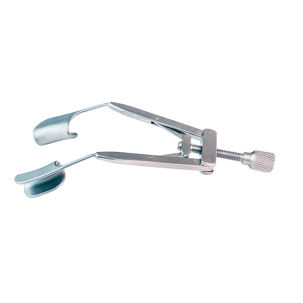 E-040 Blefarostato Ajustable Valvas de 14mm, longitud total 78 mm