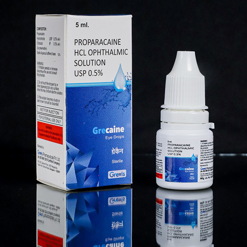 CLORHIDRATO DE PROPARACAINA GOTAS OFTALMICAS USP 0,5% w/v 5 ml (GRECAINE)
