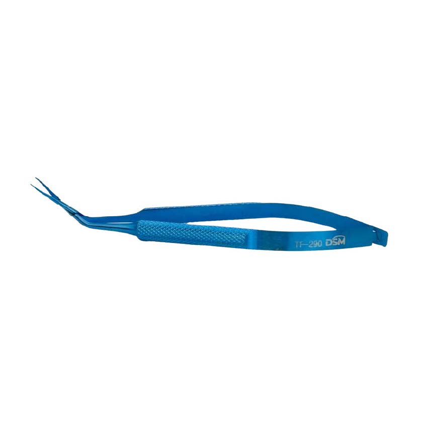 TF-290 Lens Implantation Forceps | 108 mm, Smooth and curved jaws, cross action