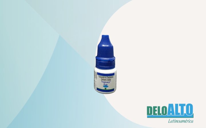 Tropicamida con Fenilefrina al 0,8%-5% w/v de 5ml, (Tropicacyl Plus). Greivis Pharma.
