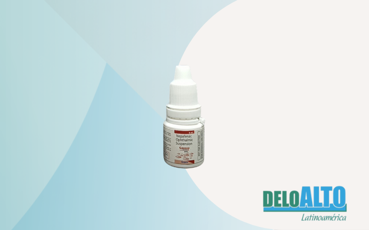 Nepafenac solución oftálmmica al 0,1% w/v de 5ml. GRENEP -Greivis Pharma.