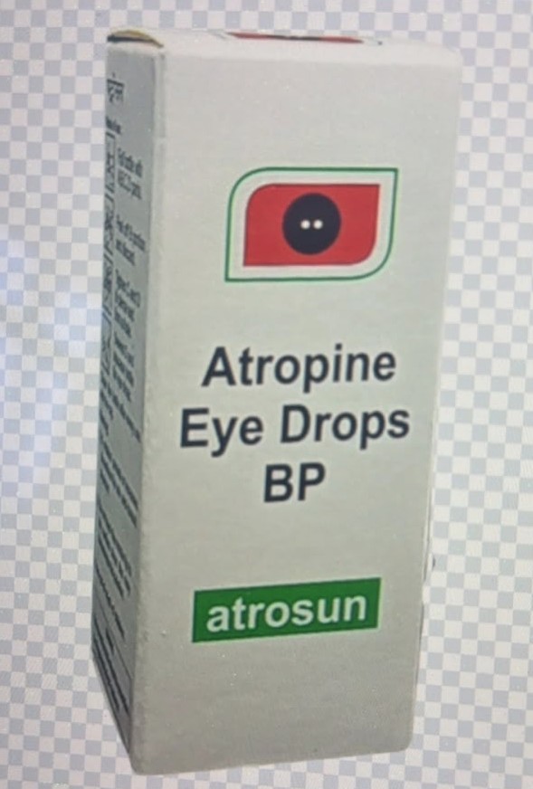 Atropina gota oftálmica al 1% w/v de 5ml ATROSUN.