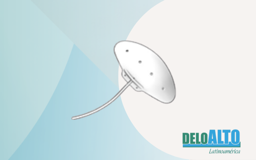 Implante de drenaje acuoso para glaucoma en silicona grado médico, Área de 350 mm² y tubo sin válvula de silicona para drenaje de 35mm, Aurolab® (AADI) 