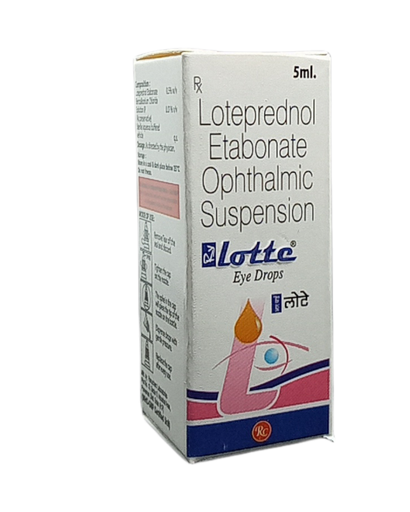 Loteprednol etabonate 0.5% w/v 5ml. Lotte