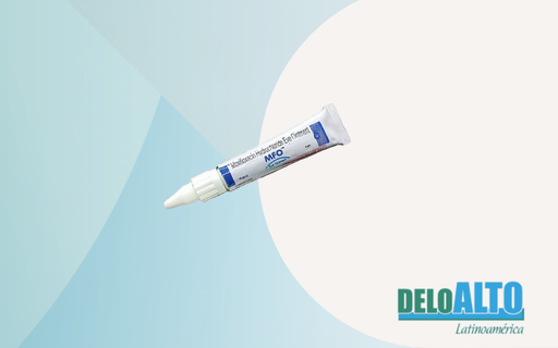 Clorhidrato de moxifloxacino  en ungüento 0.5%, MFO 5 gm (GREVIS PHARMA)