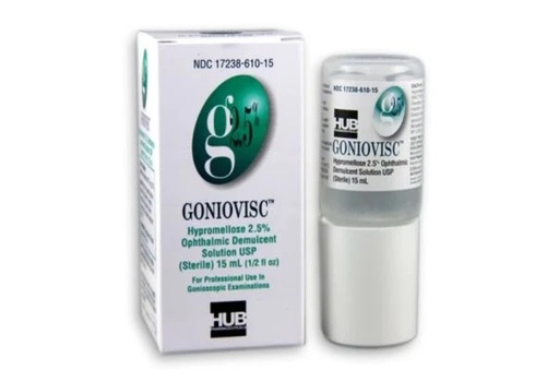 Hypromellose gel 2.5% 15 ml. GONIOVISC.