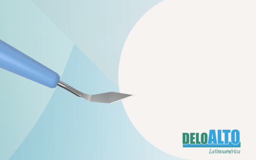 [Cuchillete] Angulated curved blade scalpel, 45° angle, double bevel,, 3.0mm GeeEdge (CJY-01-3.0) 2nd Sight. (Box of 5)