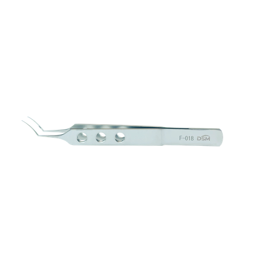 [F-018 ] F-018 MICS Capsulorhexis  Forceps 105mm, Curved shafts, very delicate grasiping tips,1.8mm incision