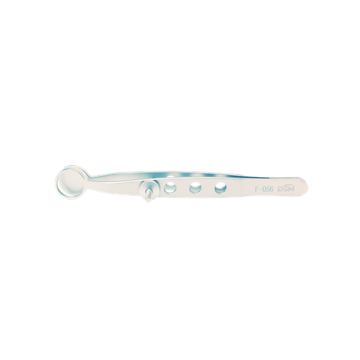 [F-056 ] F-056 Chalazion Forceps 100mm, round 13mm