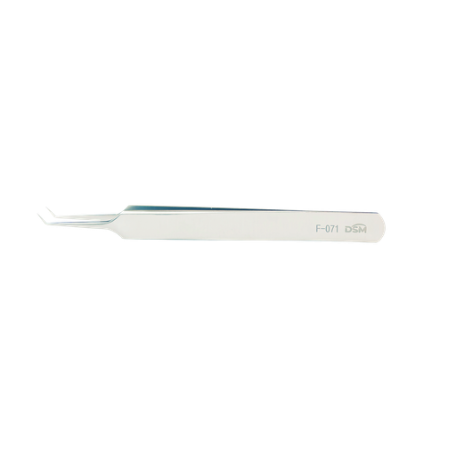 [F-071 ] F-071 Jeweller Forceps 115mm, angled, 0.05mm x 0.01mm tip 