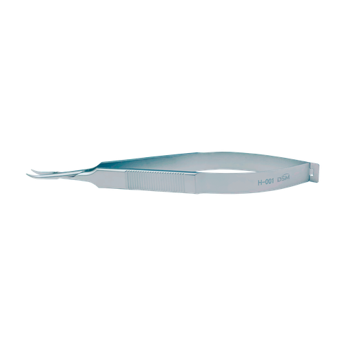 [H-001 ] H-001 Needle Holder 115mm, 9mm curved jaws, flat handle without lock