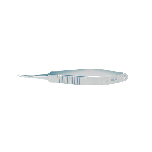 [H-011 ] H-011 Needle Holder 115mm, 9mm curved jaws, flat handle without lock