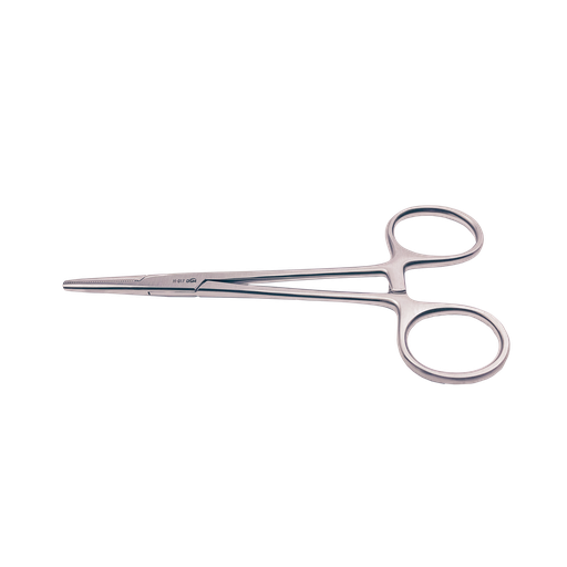 [H-017 ] H-017 Mosquito Forceps 125mm, straight 24mm serrated jaws