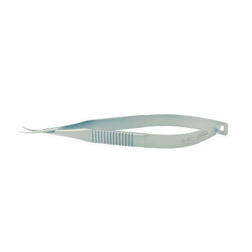 [S-002 ] S-002 Tijeras Castroviejo Punta roma, 115mm, Curva, 14.5mm Curva