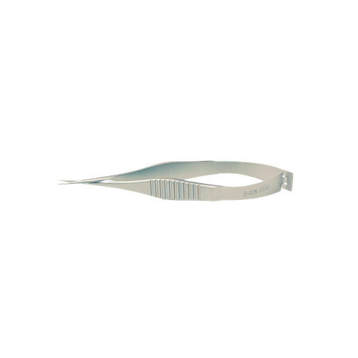 [S-019 ] S-019 Tijera de Vannas Punta afilada, 81mm, 10mm Recta