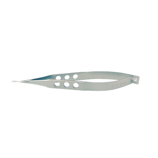 [S-030 ] S-030 Tijera de Vannas para Capsulotomía Recta, Punta afilada, 112mm, 11mm 