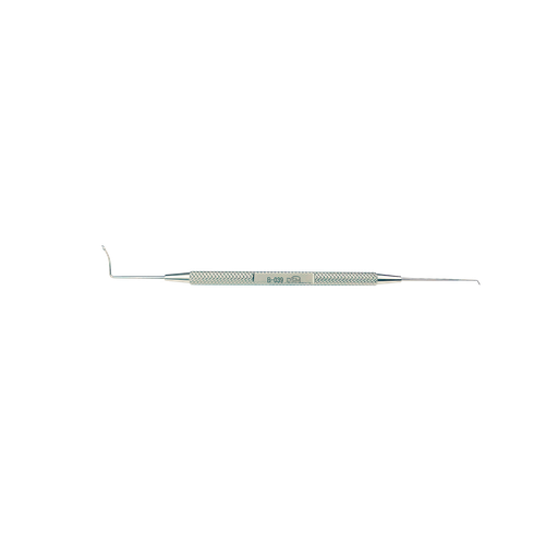 [B-039 ] B-039 Lenticule Separator Pocketing hook and spatula tip curved separator