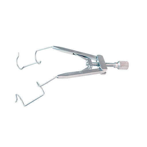 [E-030 ] E-030 Blefarostato Ajustable Valvas de 15 mm, longitud total 80 mm