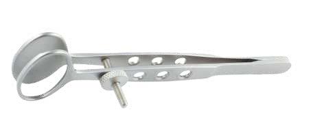 [F-057 ] F-057 Chalazion Forceps 89mm, oval 24mm x 16mm