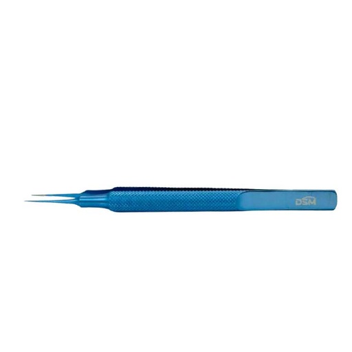 [TF-028 ] TF-028 Pinza dentada 105 mm, 0,12 mm, 1×2 dientes, con plataformas de atado, mango redondo