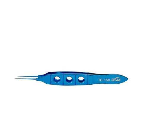 [TF-150 ] TF-150 Bonn Forceps 85 mm, 0,12 mm, Straight shafts without platforms, flat handle