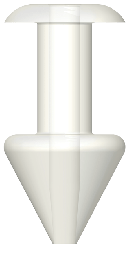 ComfortTip Non-Soluble Tear Plug, Sterile, Extra Small, Perforated, Pre-Filled, (1 pack of 2/2 per box)